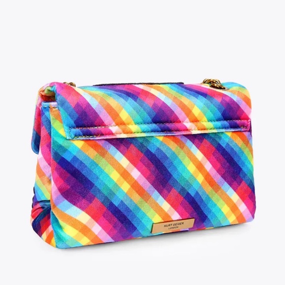 Kurt Geiger Medium Fabric Kensington Bag - Picture 2 of 6